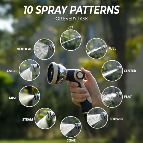 Retractable Garden Hose Reel - 5/8 in x 100 ft Automatic Wall - Image 5