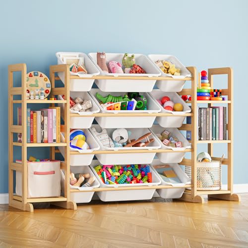SpaceAid Toy Storage Organizer with 6 Shelves and 12 Bins - Image 2