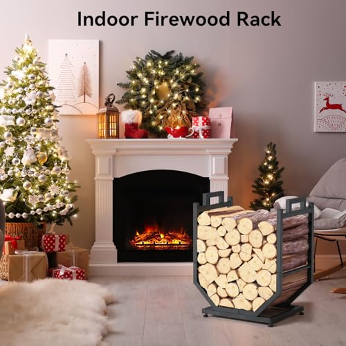 Firewood Rack, Indoor/Outdoor Firewood Holder | Home Organization - Image 3