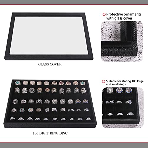 Julysky 4 Pcs/set Stackable Jewelry Organizer Trays | Jewelry Organiza - Image 5