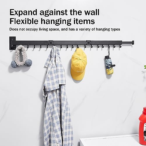 ZdwCyl Clothes Drying Rack Wall Mounted,Space Saveing Foldable - Image 5