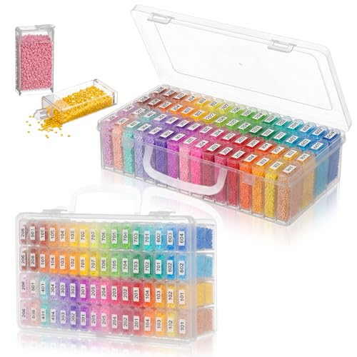2 Pack Diamond Painting Storage Containers with 128 - Image 2