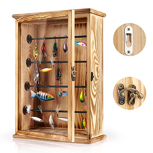 Wall Cabinet Fishing Lures Storage Display Case - Image 2
