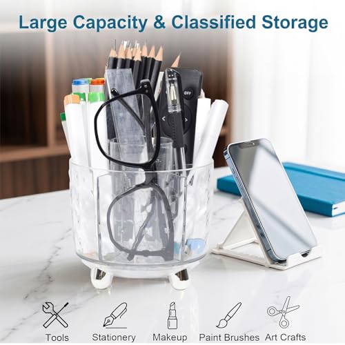 Marte Vanci 360° Rotating Desk Organizer, Pencil Pen Holder - Image 7