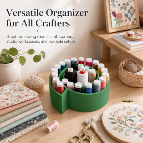 Sewing Thread Spool Holder Organizer – Spiral Design - Image 5