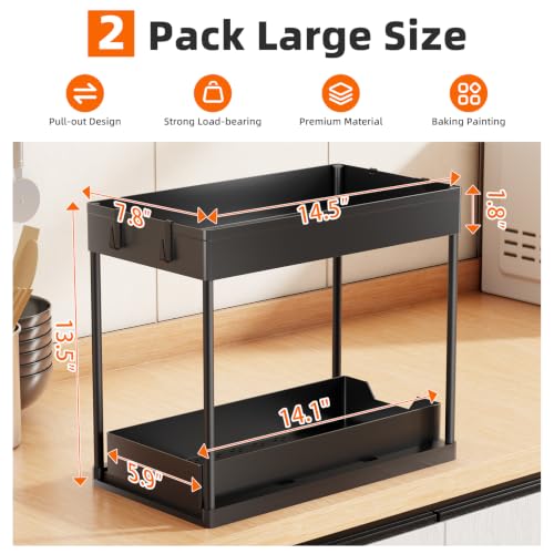 Simple Trending Under Sink Organizer 2 Pack, Sink Pu | Home Organizati - Image 3
