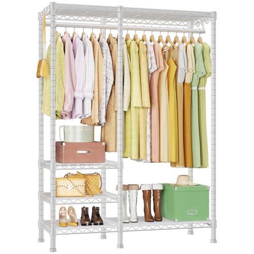 F4 Heavy Duty Clothes Rack (With Hanger Rod) Freestanding - Image 2
