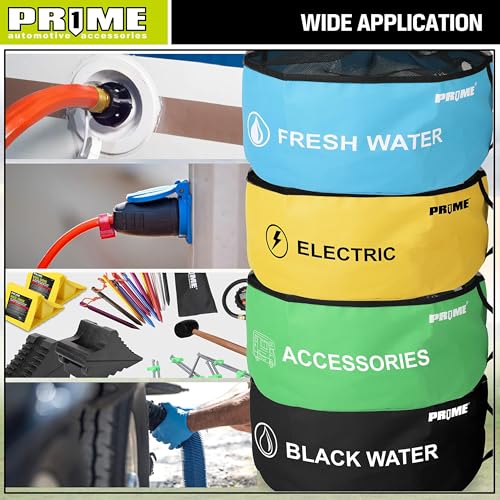PR1ME 4 Pack Waterproof RV Hose Bag Storage, Utility Bag - Image 5