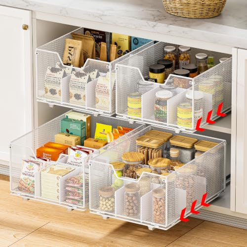 2 Pack Pull out Cabinet Organizer,Slide out Pantry S | All Products - Image 2