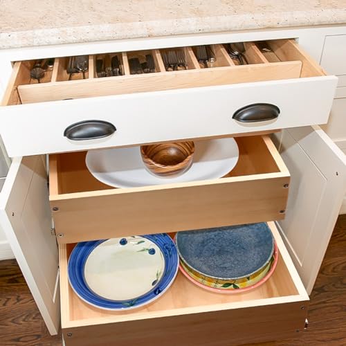 Pull Out Cabinet Organizer 14''W×21''D×16''H Slide Out Drawer - Image 6