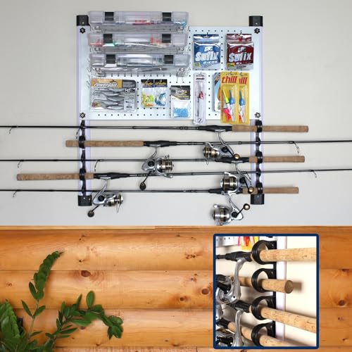Rush Creek Creations No Limit 5-Rod Wall-Mount Fishing Pole - Image 7