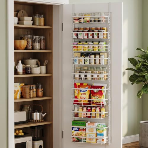 Over The Door Pantry Organizer, 10 Tier Pantry Door Organizers - Image 2