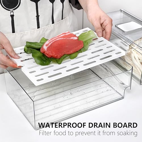 Fruit Storage Containers for Fridge with Strainer, BPA-Free - Image 4