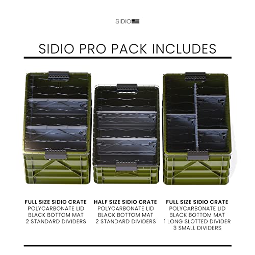 SIDIO Pro Pack, HD Stackable Storage Bins with Lids | All Products - Image 3