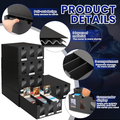AOBOPLE Card Storage Box,15000+ Cardboard Trading Card - Image 6