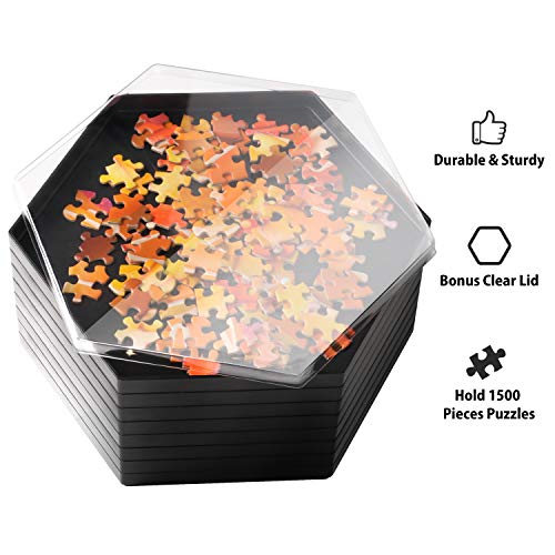 Becko US 8 Puzzle Sorting Trays with Lid, Puzzle Sorters - Image 5