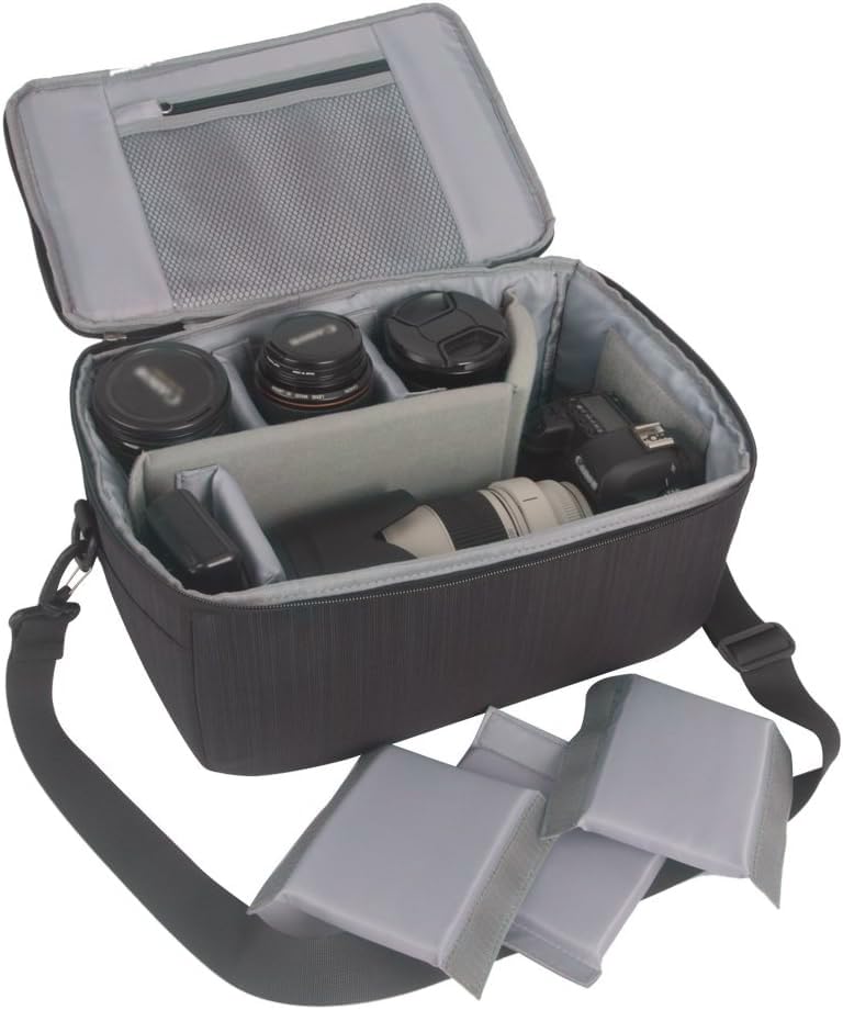 Koolertron Dslr Camera Insert Bag Purse Universal Liner Lens - Image 4