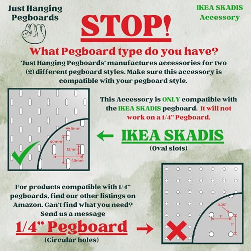 'Just Hanging' Pegboard 5 Spot Thread Display Storage - Image 3