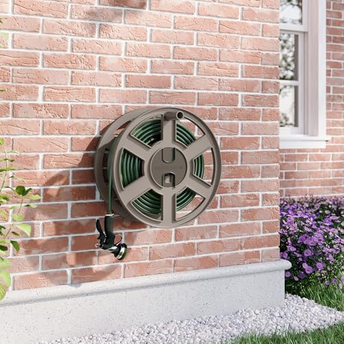 Suncast Sidewinder Wall Mount Garden Hose Reel, 100 Feet Capacity - Image 3