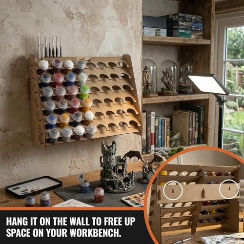 Wall Paint Rack Organizer for Miniatures & Modeling - Image 6