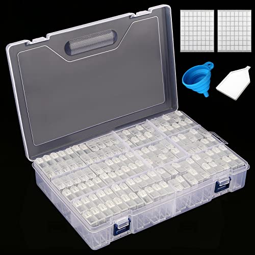 MANCHAP 120 Grids Diamond Storage Containers, Art Craft - Image 2