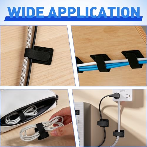 Phinus 50PCS Cord Management Under Desk, Adhesive Wi | Cable Managemen - Image 8