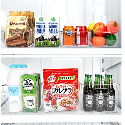Set Of 10 Refrigerator Pantry Organizer Bins, Clear | All Products - Image 3
