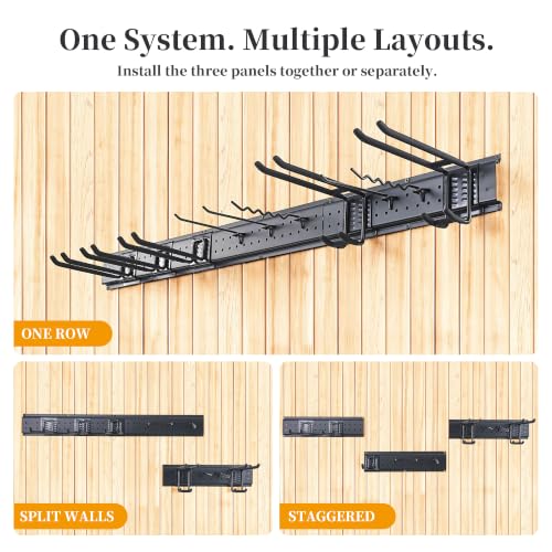 Garage Wall Organizer, 49.5-Inch Tool Rack, 510 lb Capacity - Image 7