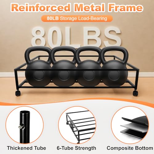 80L Large Under Bed Storage with Wheels, 2-Pack XXL - Image 4
