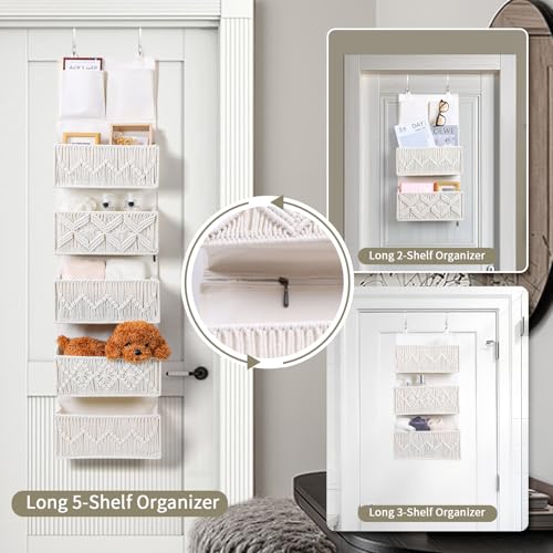 ANTIS'S HOME Over the Door Organizer Macrame Boho Nu | All Products - Image 3