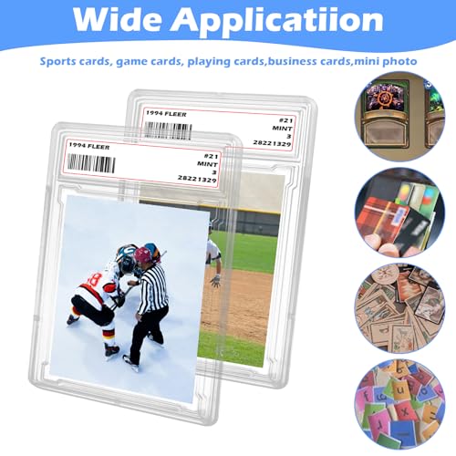 50 Pack 35PT Trading Card Holders with Label Area - Image 5