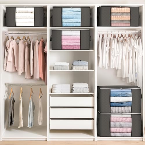 90L Large Storage Bags, 6 Pack Clothes Storage Bins | All Products - Image 6