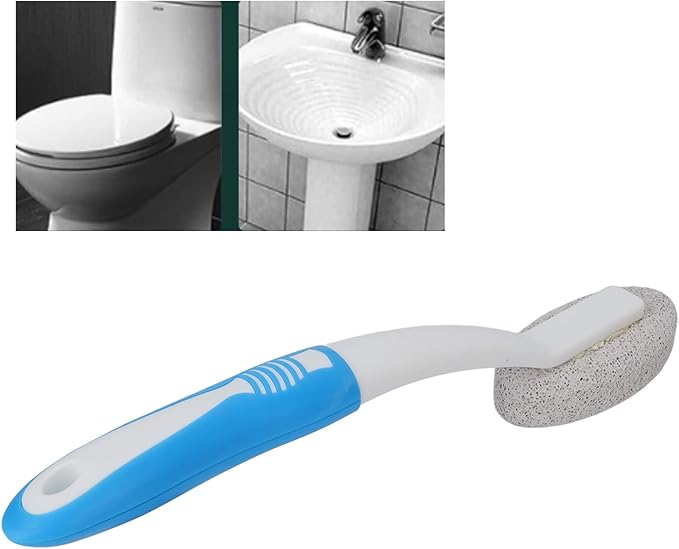 Pumice Stone for Toilet, Pumice Stone Toilet Bowl Cleaner Pumice Stone Cleaning Brush Hard Water Toilet Bowl Ring Remover Cleaner for Household Sink Pool Bathroom Kitchen