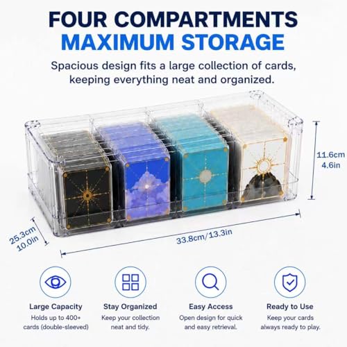 Acrylic Trading Card Storage Box, Can Hold 560 Top Loaders - Image 3
