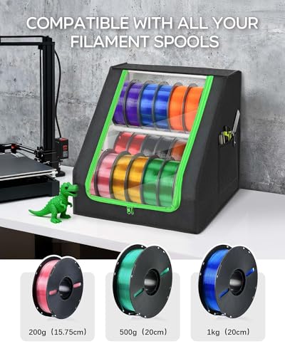 3D Printer Filament Storage Box, 21 Spools, Filament Organizer - Image 6