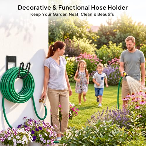 TomCare 2 Pack Garden Hose Holder Wall Mount, Water Hose - Image 8