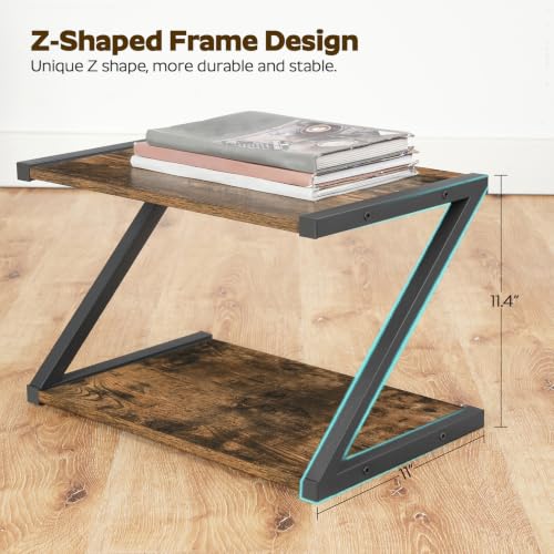 Desktop Printer Stand, 2-Tier Printer Table with Storage Shelf - Image 4