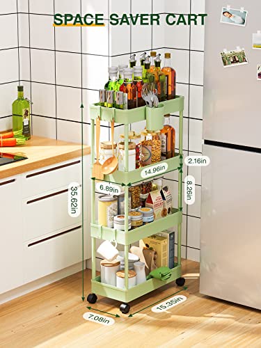 LEHOM Slim Rolling Storage Cart - Image 5
