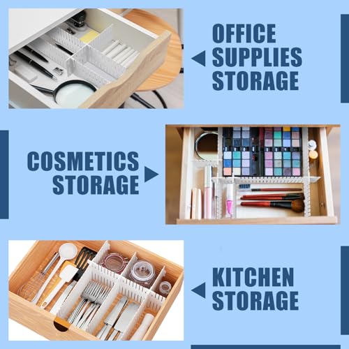 Blosssound 15 Pcs 5.12 Tall Drawer Divider, Adjustable Organizer - Image 7