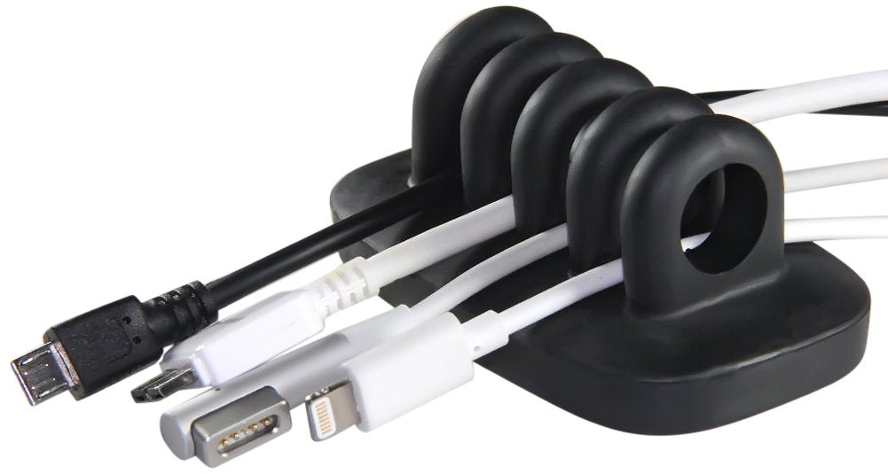 Desktop Cable Organizer, Cord Holder for Desk and Ni | Cable Managemen - Image 1