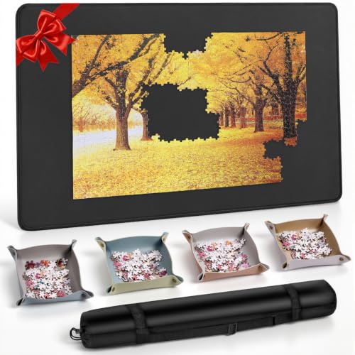 1500-Piece 46"x26" Puzzle Mat Roll Up, 2.5" Diameter Roller - Image 2
