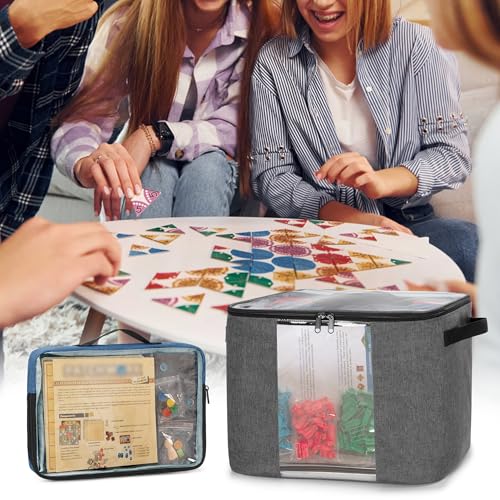 Rexmica Board Game Storage Organizer Bag with 6pcs Zipper Bags - Image 3