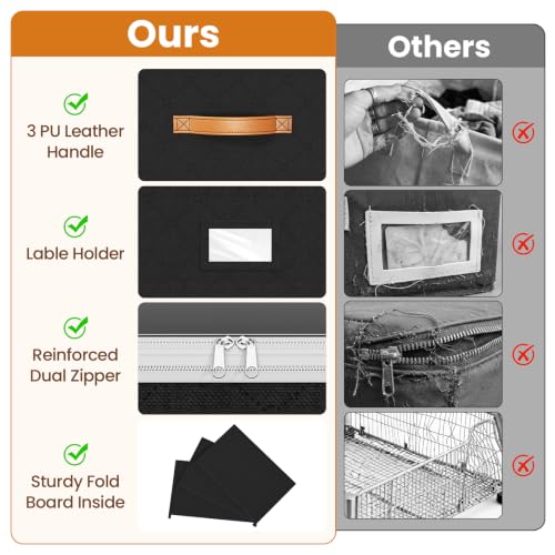 Budding Joy 80L 2 Pack Adjustable Under Bed Storage with Wheels - Image 5