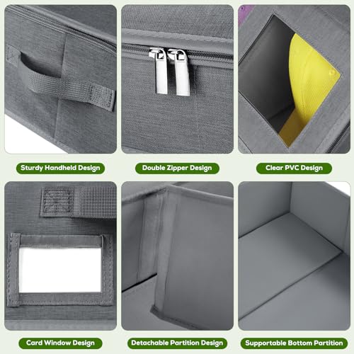 2pk Hat Storage for Baseball Caps, Hat Organizer for Closet - Image 7