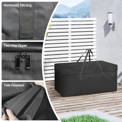 Demao Extra Large Outdoor Cushion Storage Bags,Heavy Duty - Image 6
