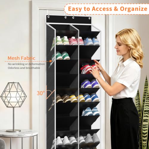 KEEPJOY 20-30 Pairs Over the Door Shoe Organizer, Me | All Products - Image 3