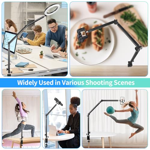 Heavy Duty Overhead Camera Desk Mount Stand 14.5"-41" with 1/4" - Image 3