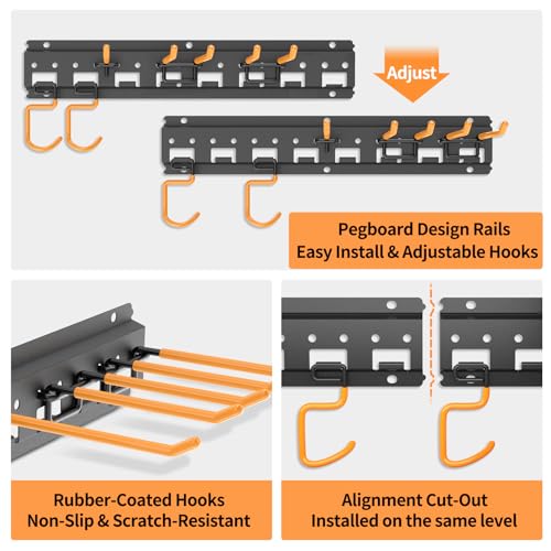 Garden Tool Organizer Wall Mount - Garage Storage | Garage Storage - Image 6