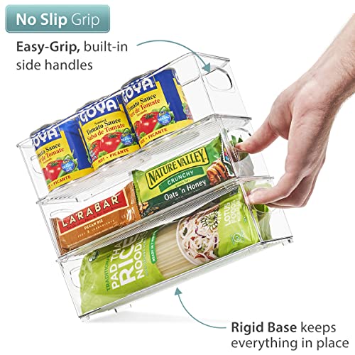 Sorbus Fridge Organizers and Storage, Clear Stackable Bins (Small - Image 6