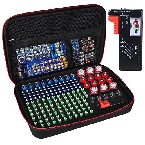 Battery Organizer Storage Box with Tester, Battery Vault - Image 2